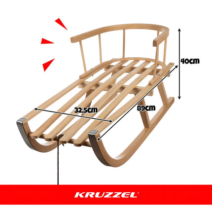 Medinės rogės Kruzzel 25217