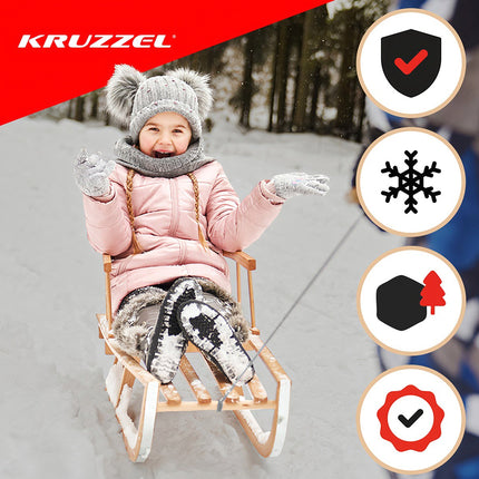 Medinės rogės Kruzzel 25217