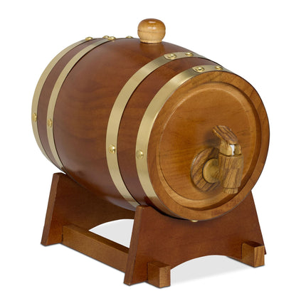 Medinė viskio statinė 1,25 l