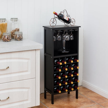 Medinis vyno stovas, butelių stovas, vyno stovas, medinė lentyna, vyno spintelė, kolonijinio stiliaus, juoda