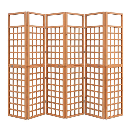 XL medinis grotelių tinklelis, šviesiai rudas, 6 panelės
