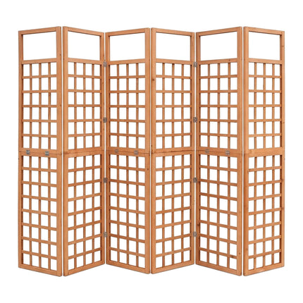 XL medinis grotelių tinklelis, šviesiai rudas, 6 panelės