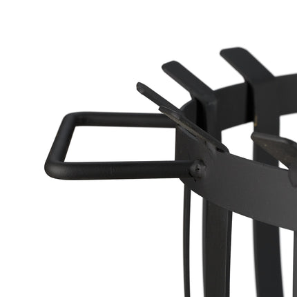 XXL fire basket with base plate