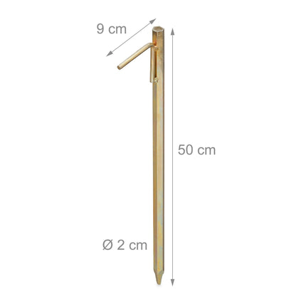 XXL žemės inkaras, 50 cm, 4 vnt. rinkinys