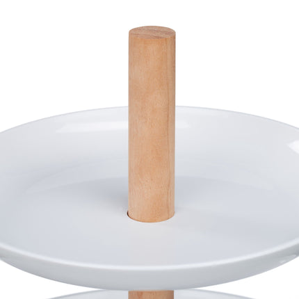 etagere in two floors Plastic and wood