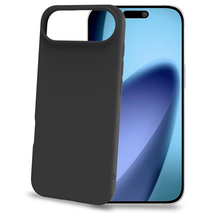 iPhone 17 Air Soft Rubber Case, Black, Scratch-Resistant