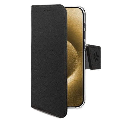 iPhone 17 Air Wallet Case, Black, Eco-Leather
