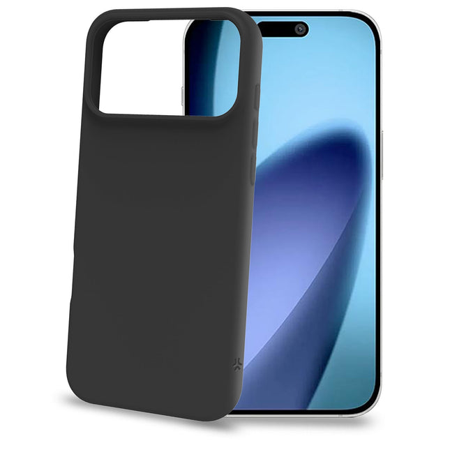 iPhone 17 Pro Max Soft Rubber Case, Black TPU