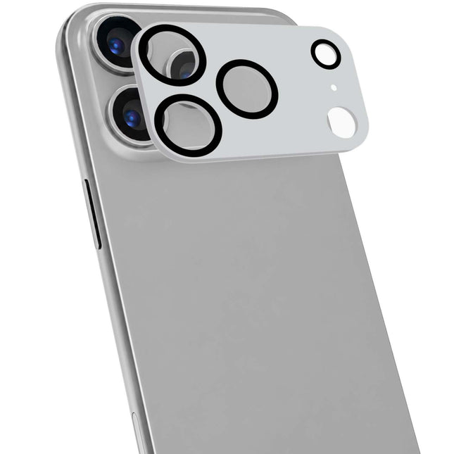 iPhone 18/17 Pro kameros objektyvo apsauga – sidabrinė