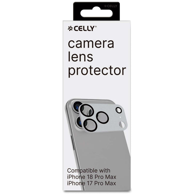 iPhone 18/17 Pro Max kameros objektyvo apsauga – sidabrinė