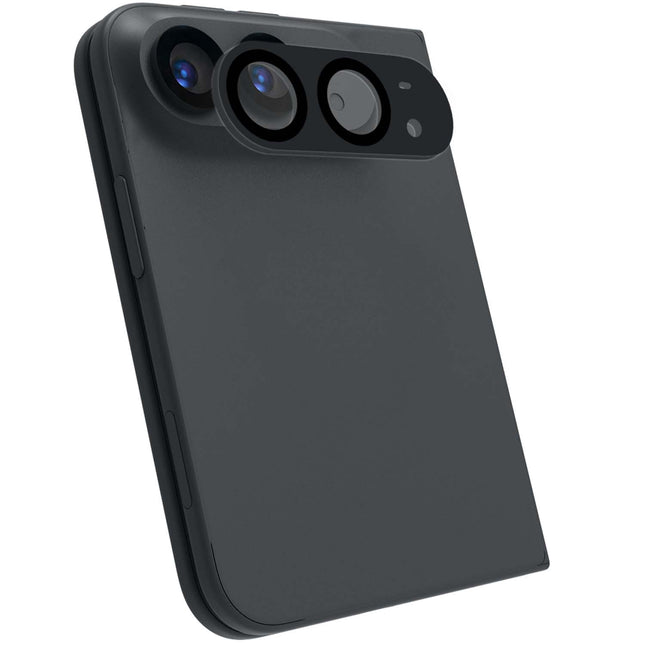 „iPhone Ultra“ kameros objektyvo apsauga, tamsiai sidabrinis stiklas