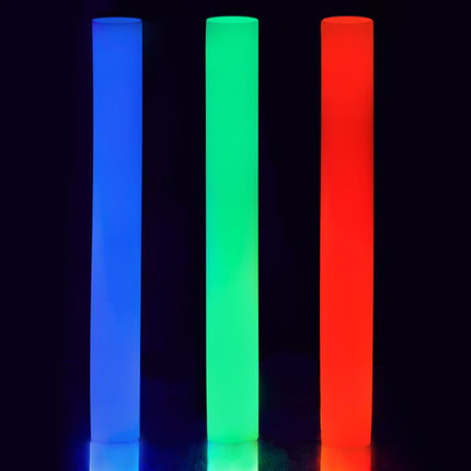 10 LED šviesos lazdelių rinkinys iš putplasčio plastiko