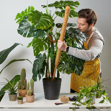 10 kokoso lazdelių rinkinys, 90 cm