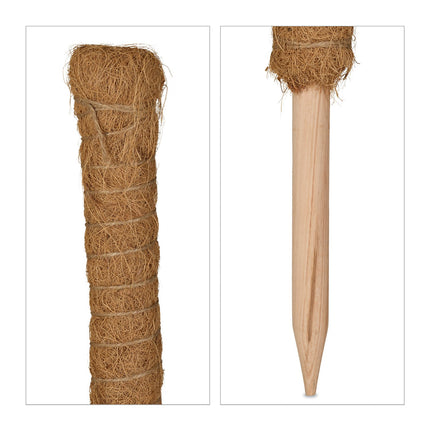 10 kokoso lazdelių rinkinys, 90 cm