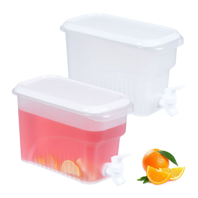 2 geriamųjų kibirų rinkinys šaldytuvui, 3 l
