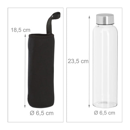 4 gėrimų butelių rinkinys po 500 ml